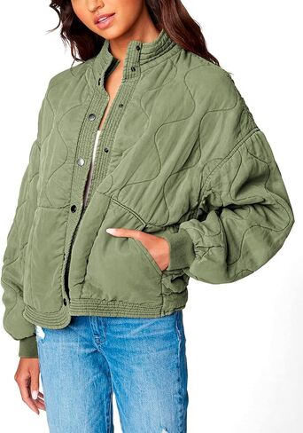 [BLANKNYC] سترة نسائية فاخرة مبطنة بكتف منسدل من Tencel in Kuwait