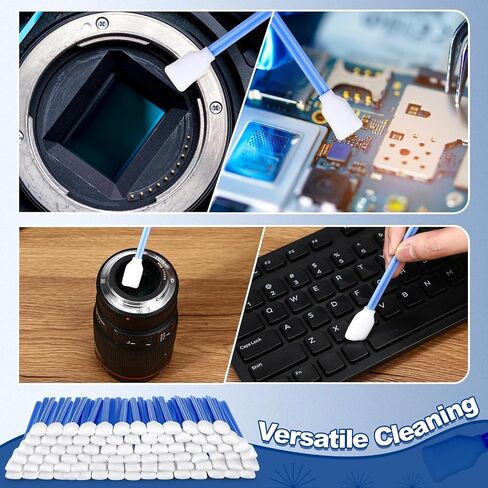 Dunzy 300 PCS Foam Cleaning Swab Stick 5.12 "Blue Square Rectangle Sponge Plails for Format Format Enkjet Printer Equipment in Saudi Arabia