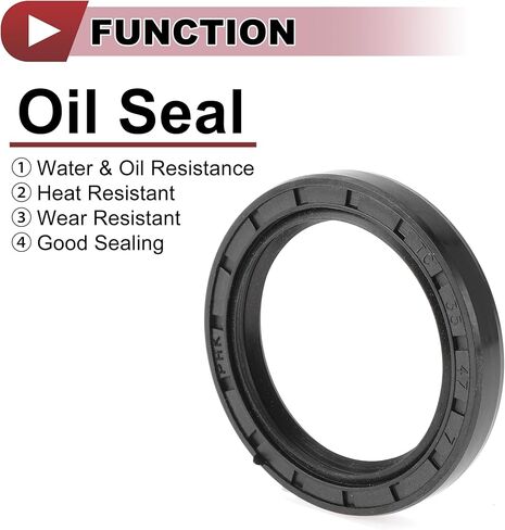 5 PCS ROTARY SEAL SEAL SEAL ارتفاع ضغط الزيت 35x50x7mm النتريل الأسود 70 المطاط in Saudi Arabia