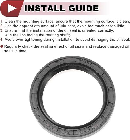 5 PCS ROTARY SEAL SEAL SEAL ارتفاع ضغط الزيت 35x50x7mm النتريل الأسود 70 المطاط in Saudi Arabia