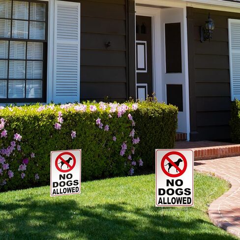 لافتة بعبارة No Dogs Allowed - No Dogs Allowed - No Dogs Sign - No Dogs Allowed - No Dogs You Dog - No Dogs On Lawn - لافتة للكلاب للسياج - لافتات للكلاب لديكور المنزل - كلاب اوف جراس in Kuwait
