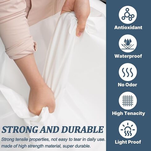 14' X 26.3' Polyethylene Plastic Shrink Wrap for Boat Shrink Wrap - 7 Mil Boat Shrink Film for Use with Heat Gun, UV Resistance Industrial Shrink Wrap for Protection and Storage, White in Saudi Arabia