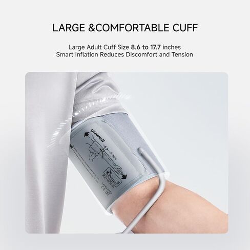 yuwell Blood Pressure Monitor for Home Use, Digital Monitors with Wide Range Arm Cuff, 99 Memories and Voice Broadcating, Batteries and AC Adapter inluded, Style 660 Series in Saudi Arabia