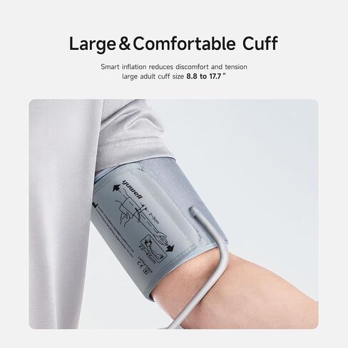 yuwell Blood Pressure Monitor for Home Use, Digital Monitors with Wide Range Arm Cuff, 99 Memories and Voice Broadcating, Batteries and AC Adapter inluded, Style 660 Series in Saudi Arabia