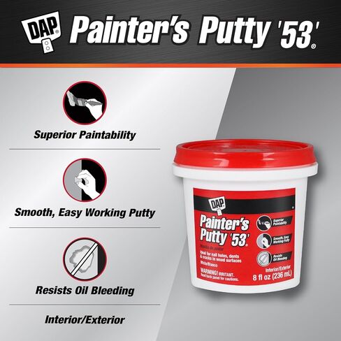 1/2 pt Dap 12240 #53 Painter's Putty White Professional Painter's Putty in Kuwait