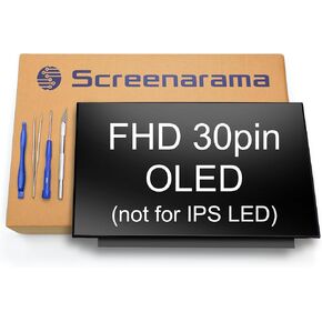 SCREENARAMA New Screen Replacement for ASUS VivoBook K513E K513EA (OLED, not for IPS) 30pin FHD 1920x1080 LCD Display with Tools and Tape in Kuwait