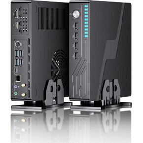 كمبيوتر مكتبي صغير للألعاب من ثديوكوتي كور i9-9900KF(8C، 16T، حتى 5.0 جيجاهرتز) 64 جيجابايت رام 4 تيرابايت SSD، RTX3050 6 جيجابايت، WIFI6/BT5.2، منفذ RJ45، نوع C، 8K شاشة مزدوجة كمبيوتر مكتبي صغير للألعاب/التصميم in Kuwait