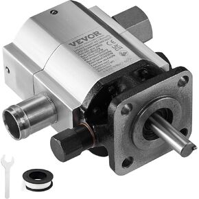 VEVOR Hydraulic Log Splitter Pump, 13GPM, 2 Stage 3000PSI Wood Log Splitter Pump, 1'' Inlet 1/2'' NPT Outlet 3600 RPM Aluminum Hydraulic Gear Pump, for Small Engine Mounting Log Splitters Snowplow in Saudi Arabia