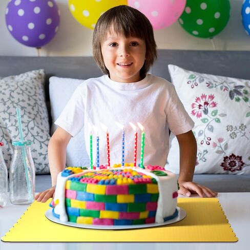 Maxdot 30 PCS 19 × 14 بوصة ألواح كعكة المستطيل القابلة للتصرف في حائط واحد وسادة كعكة من لوحة الحلوى القاعدة الحلوى المقاومة للمعجن in Saudi Arabia