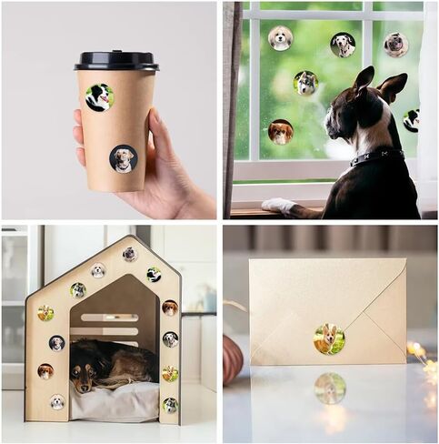 500PCS Cat Sticker Realistic Cute Kitten Roll Stickers for Party Favor Holiday Envelope Seal Classroom Reward Sticker 1Rolls in Saudi Arabia