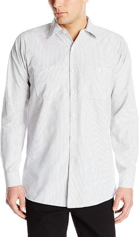 Red Kap Men's RK Industrial Stripe Work Shirt in Saudi Arabia