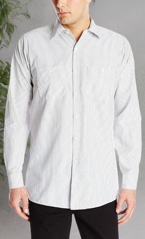 Red Kap Men's RK Industrial Stripe Work Shirt in Saudi Arabia