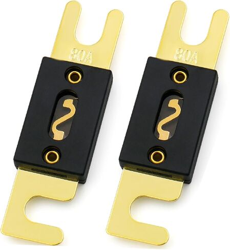 Baomain Bolt Fuse ANL-B 350A 350Amp for Car Vehicles Audio System Sheet Gold Tone RoHS Pack of 10 in Kuwait