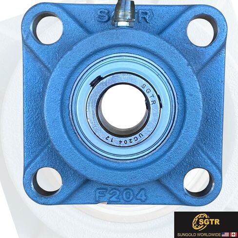 2 حزمة متميزة UCF207-20 محمل وسادة شفة مربعة ، الصف الصناعي الثقيل ، وحدات 1-1/4 بوصة ، ختم واقٍ فائق ، تحالف الذاتي ، الصلب الكروم وحدات الحديد الزهر الصلبة in Kuwait