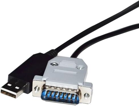 USB إلى D-SUB 15 PIN DB15 ذكر RS232 محول كابل الاتصالات التسلسلية (3 أمتار) in Kuwait