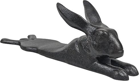 Heavy Duty Cast Iron Cute Cat Door Stops | Decorative Cute Animal Statue Metal Door Stopper Wedge, with Non-Slip Mat for Home Office Commercial in Kuwait