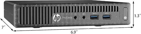 كمبيوتر HP ProDesk 400 G2 Mini Desktop، Intel Quad Core i5-6500T 2.50 جيجا هرتز، 8 جيجا DDR4، 256 جيجا SSD، WiFi، BT 4.0 (متجدد) in Kuwait