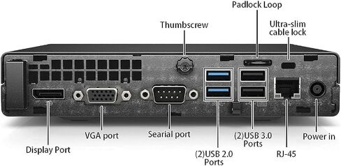 كمبيوتر HP ProDesk 400 G2 Mini Desktop، Intel Quad Core i5-6500T 2.50 جيجا هرتز، 8 جيجا DDR4، 256 جيجا SSD، WiFi، BT 4.0 (متجدد) in Kuwait