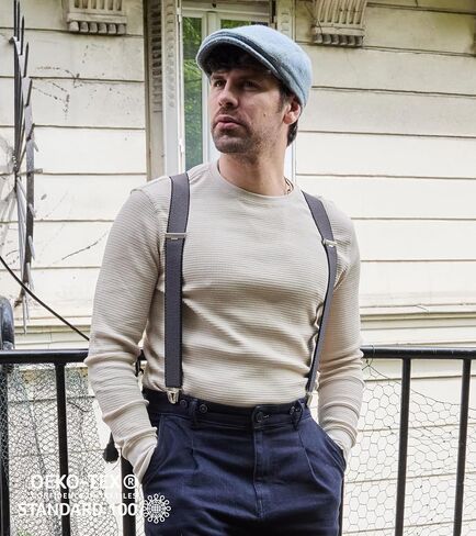 PIERROT Suspenders for Men with Very Strong Clips - One Size Adjustable - Braces for Men Trousers Heavy Duty in Saudi Arabia
