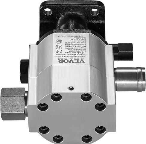 VEVOR Hydraulic Log Splitter Pump, 13GPM, 2 Stage 3000PSI Wood Log Splitter Pump, 1'' Inlet 1/2'' NPT Outlet 3600 RPM Aluminum Hydraulic Gear Pump, for Small Engine Mounting Log Splitters Snowplow in Saudi Arabia