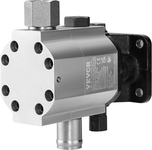 VEVOR Hydraulic Log Splitter Pump, 13GPM, 2 Stage 3000PSI Wood Log Splitter Pump, 1'' Inlet 1/2'' NPT Outlet 3600 RPM Aluminum Hydraulic Gear Pump, for Small Engine Mounting Log Splitters Snowplow in Saudi Arabia