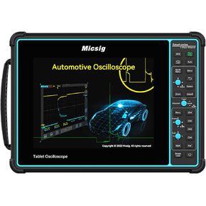 Micsig جهاز لوحي رقمي للسيارات، 4 قنوات شاشة لمس 10.1 بوصة، عرض النطاق الترددي 100 ميجا هرتز، معدل أخذ العينات 1GSa/s، عمق الذاكرة 110 ميجابت في الثانية، ATO1004 in Saudi Arabia