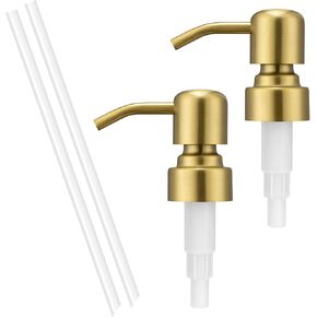 304 Stainless Steel Soap Dispenser Pump Replacement for Standard 28/400 Thread Size for Liquid Soap Lotion or Dish Soap Refill Dispenser Kitchen Bathroom 2 Pack(Black) in Saudi Arabia