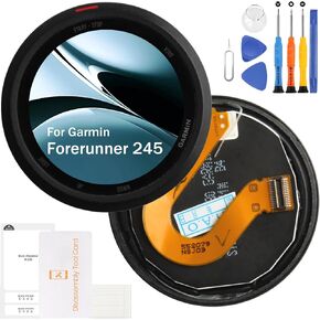Screen Replacement for Garmin Forerunner 245 Music Watch LCD Display Touch Digitizer Assembly(Grey) in Kuwait