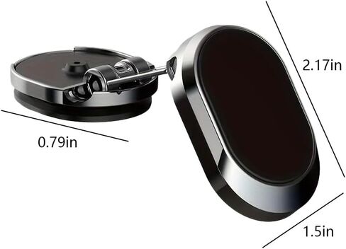 Magnetic Car Phone Holder - Foldable & Rotatable, Ideal for Daily Commuters and Dashboard Mounting​ in Saudi Arabia