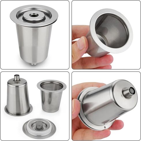 Reusable Filter Cup for Cuisinart, Gray (1 Pack with 2 Mesh Filters) in Kuwait