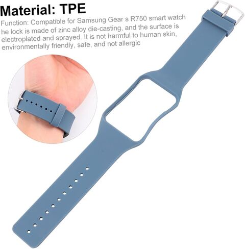 NUOBESTY Wristwatch Band Compatible with Samsung Gear S Sweatband Wristband Stylish Replacement Strap for Men Premium Quality Handmade Material in Saudi Arabia