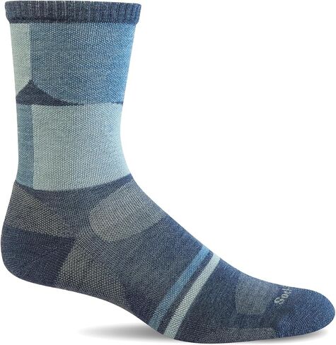 Sockwell Women's Full Sun Moderate Compression Compression Sock Wide Wide Talf ، Denim - Large -Large in Saudi Arabia