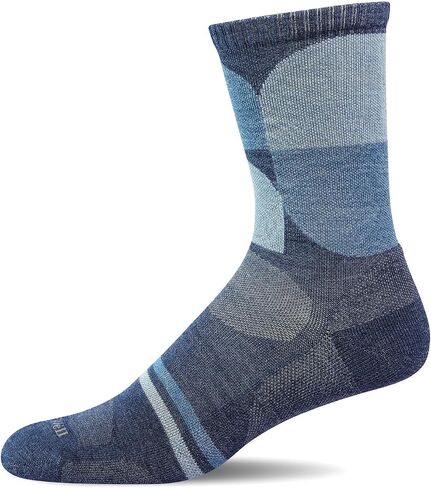 Sockwell Women's Full Sun Moderate Compression Compression Sock Wide Wide Talf ، Denim - Large -Large in Saudi Arabia