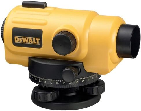 DEWALT DW096PK 26X طقم المستوى البصري التلقائي مع حامل ثلاثي القوائم وقضيب وحقيبة حمل، أصفر in Saudi Arabia