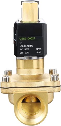 3/4" Brass Electric Solenoid Valve 12V DC NPT Normally Open Air Gas Non-potable Water Viton in Saudi Arabia