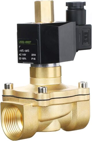 3/4" Brass Electric Solenoid Valve 12V DC NPT Normally Open Air Gas Non-potable Water Viton in Saudi Arabia