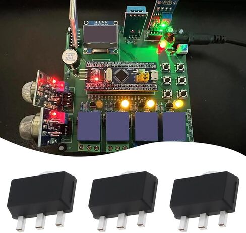 50Pcs SMD 78L05 Voltage Regulator 5V Output, SOT-89 for PCB DC Circuit Power Supply in Saudi Arabia
