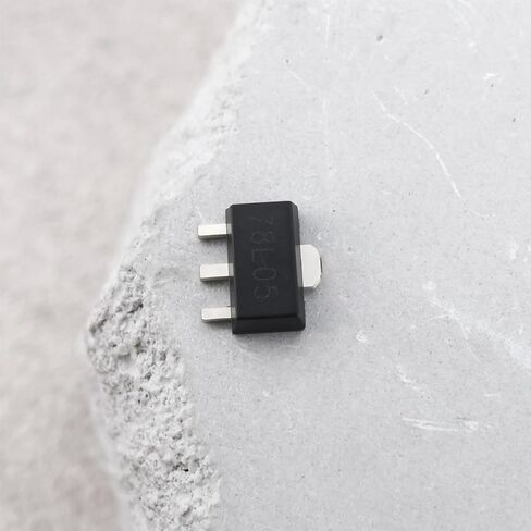 50Pcs SMD 78L05 Voltage Regulator 5V Output, SOT-89 for PCB DC Circuit Power Supply in Saudi Arabia