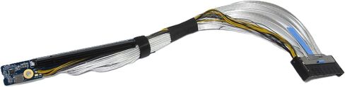 Micro SATA Cables Cable GEN Z 4C to PCIE 5.0 X16 Cable 150MM in Saudi Arabia