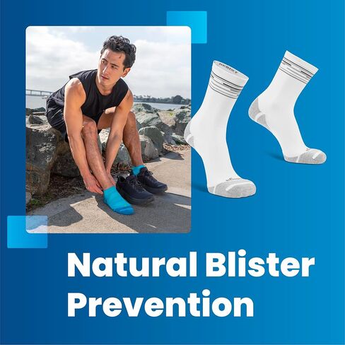 جوارب الجري الرياضية من Balega Blister Resist Performance Crew للرجال والنساء in Kuwait