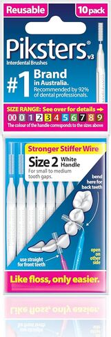 Piksters Interdental Brushes, Size 5, Blue Handle in Kuwait