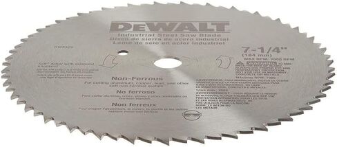 DEWALT Circular Saw Blade, 7 1/4 Inch, 68 Tooth, Metal Cutting (DW3329) in Saudi Arabia