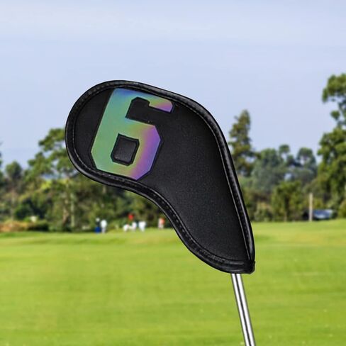 Scott Edward Golf Club Head Covers for Irons, Single Different Size Leather Waterproof, Head Covers for All Brands Callaway Ping Taylormade Cobra,Etc. in Saudi Arabia