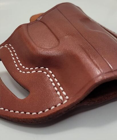 حافظة جلدية Sig P365 OWB - حافظة فطيرة P365 - لمسدسات Sig P365 وX وXL وSAS وماكرو وRgr LCP وLC9s وEC9s وKimber Micro 9 وKahr CW9 - حافظة مسدس OWB - حافظات جلدية SigP365 in Kuwait
