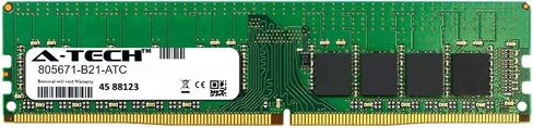 بديل A-Tech سعة 16 جيجابايت لجهاز HP 805671-B21 - DDR4 2133MHz PC4-17000 ECC Unbuffered UDIMM 2rx8 1.2v - عصا ذاكرة الوصول العشوائي لخادم واحد (805671-B21-ATC) in Saudi Arabia