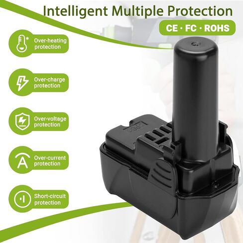 2 حزمة بطارية 3.5Ah لشركة هيتاشي 10.8 فولت-12 فولت بطارية ليثيوم أيون BCL1015 BCL1015 BCL1015S 331065 329369 329370 329371 329389 in Kuwait