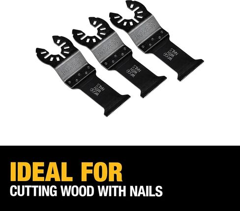 DEWALT Oscillating Tool Blades for Wood with Nails, 3-Pack (DWA4203-3) in Saudi Arabia