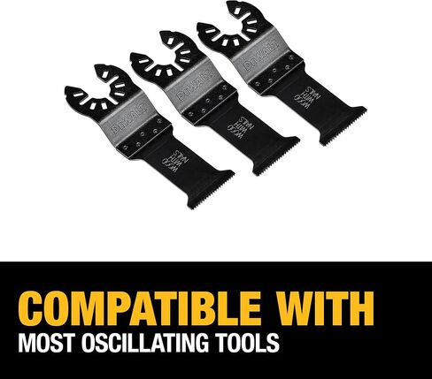 DEWALT Oscillating Tool Blades for Wood with Nails, 3-Pack (DWA4203-3) in Saudi Arabia