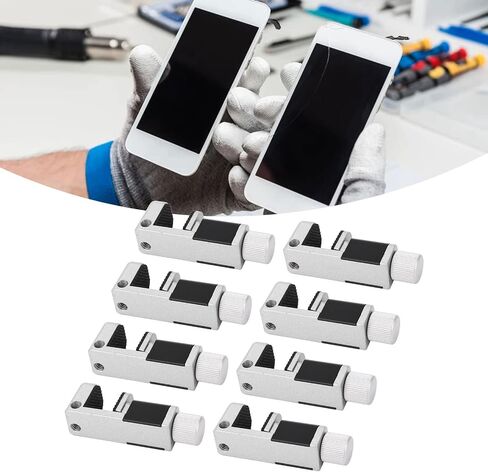 الهاتف LCD إصلاح المشابك سبائك الألومنيوم قوس قابل للتعديل عملية سلسة أداة تثبيت الشاشة للهاتف المحمول هاتف لوحي إصلاح 8 قطعة in Saudi Arabia