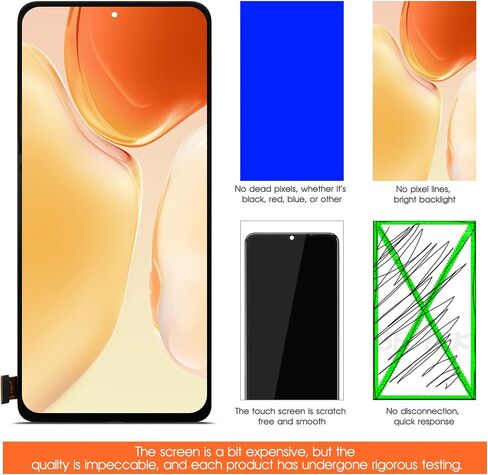 OLED لشاومي بوكو F4 GT استبدال الشاشة لشاومي بوكو F4 GT شاشة LCD 21121210G LCD محول الأرقام شاشة تعمل باللمس الجمعية إصلاح أجزاء in Kuwait